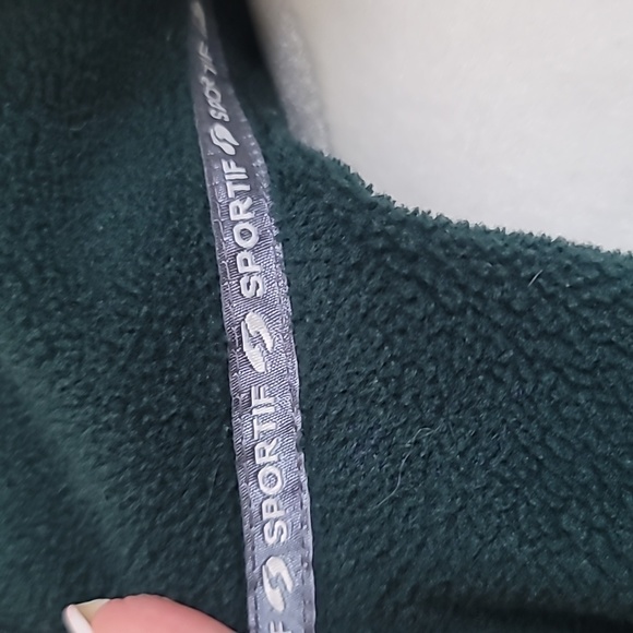 Sportif USA Outdoor Fleece Spot Jacket Green Size Small - Picture 9 of 10